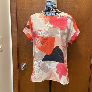 Jovenna Linen t shirt size small